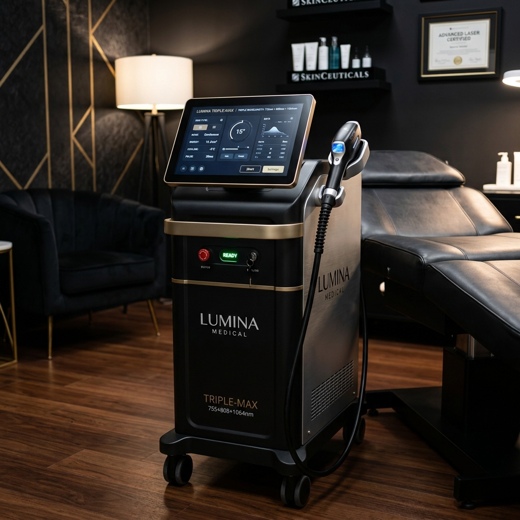 Advanced Triple Wavelength Laser Hair Removal Machine